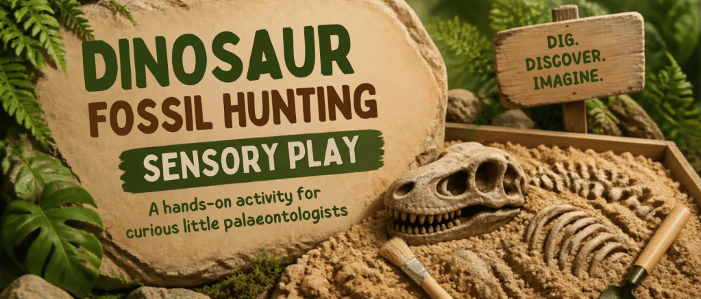 Dinosaur ‘Fossil’ Hunting Sensory Activity 